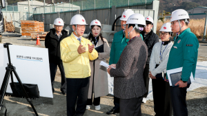 정인화 광양시장, 광양 ‘신산업 메카’ 현장 발걸음