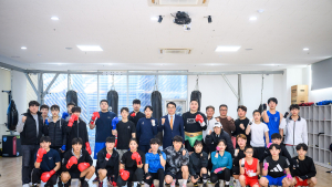 장충남 군수, 남해군 복싱선수단 격려 [남해소식]