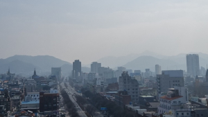 전북 중부권역에 초미세먼지 주의보 발령