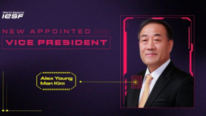 김영만 회장, 국제e스포츠연맹 부회장 선임