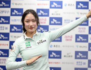 ‘퍼펙트큐’ 한지은, ‘LPBA 최강’ 스롱 격침