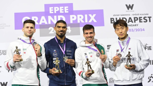 익산시청 권영준 선수, ‘국제월드컵펜싱선수권대회’ 남자 에페 개인전 동메달 