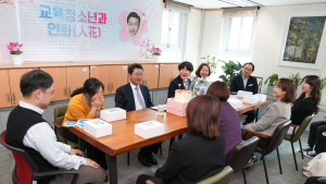 정인화 광양시장, '응원합니다' 행사로 직원과의 소통 총력