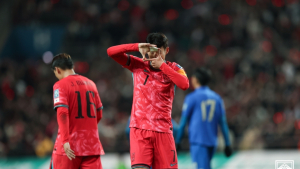 [속보] ‘캡틴’ 손흥민, 선제골…대한민국 1-0 태국