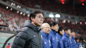‘6만 관중’ 앞 졸전…한국, 태국에 1-1 무승부