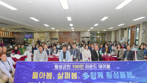 횡성군, 통합돌봄 주제 100인 라운드테이블
