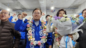 원주을 송기헌 당선…'3선 성공'