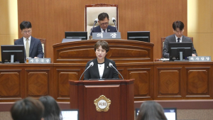 온혜정 전주시의원, ‘동부권 국민체육센터 건립’ 촉구 