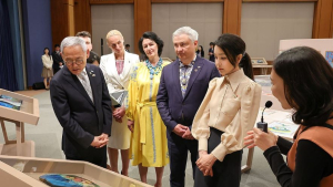김건희 여사, 청와대 우크라이나 아동 그림전 참석…공개 활동 보폭 넓혀