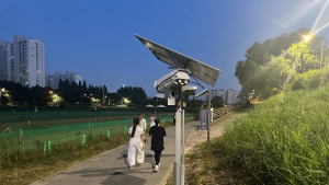 전북 자치경찰위원회, 전주 삼천 산책로에 이동형 CCTV 설치