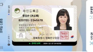 “신분증 안 들고 다녀도 된다”…‘모바일 주민등록증’ 12월 27일 도입