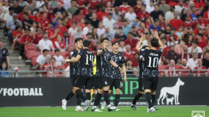 ‘이강인·주민규 연속골’ 김도훈호 전반 2-0