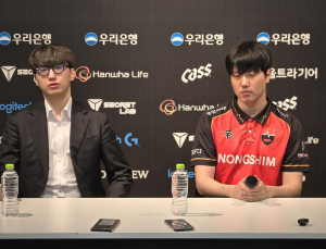 박승진 농심 감독 “선수단에 화났다”…‘구거’ 김도엽 “부족했다” [LCK]