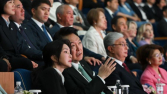 尹대통령 부부, 카자흐 문화공연 관람…사회는 한국 배우와 공동 진행