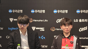 농심 박승진 감독 “이길 수 있다가 아니라 이긴다고 생각했는데…” [LCK]