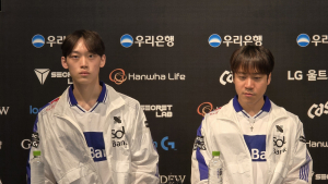 ‘테디’ 캐리 본 ‘스폰지’ 배영준 “연습 때 항상 하던 것…고맙다” [LCK]