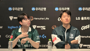 ‘모건’ 박루한 “2세트, 탑 사고로 스노우볼 굴러가…속상하다” [LCK]
