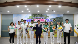 화천군, 전국 최초 파크골프팀 창단…이달부터 훈련 돌입