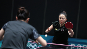‘충격’ 전지희, 64강서 포르투갈 46세 에이스에 0-4 패배