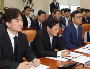 ‘티메프 사태’ 구영배 큐텐 대표, 국회 정무위 모습 드러내