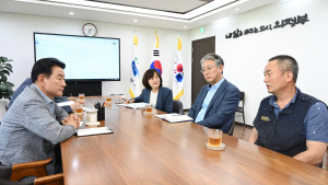 김동근 의정부시장, 106번 대체노선 관련 운수업체 면담