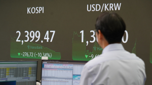 코스피 10% 폭락...2400선 붕괴 [쿠키포토]