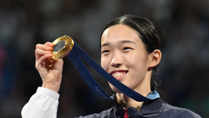 ‘랭킹 24위’의 반란...태권도 김유진 금메달 획득