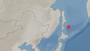 일본 홋카이도 북북동쪽 바다에서 규모 6.8 지진