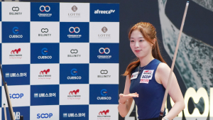 ‘여성 나인볼 랭킹 1위’ 서서아, 13위 상대 5-0 제압 [쿠키포토]