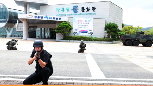'장흥댐 수문, 드론공격에 손상' 실전 방불 한국수자원공사 을지연습