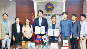 경상국립대, LINC 3.0 사업단-몽골 항올구청 업무협약 체결