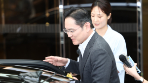 이재용 삼성전자 회장, 美 연방 상원의원들과 승지원서 회동 