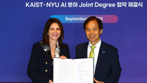 KAIST-뉴욕대 'AI 분야 공동학위제 추진'
