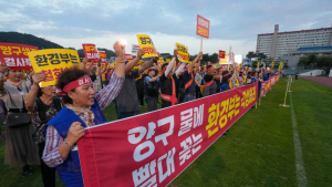 양구군민 뿔났다…수입천댐 건설 반대 삭발투쟁