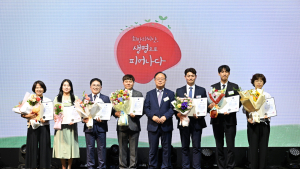 프로축구연맹 정성 프로, 보건복지부 장관 표창 수상