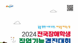 2024 전국 장애학생 직업기능경진대회, 부산서 11명 참가