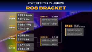 SOOP, ‘KB리브모바일 2024 SSL AUTUMN’ 8강 진행