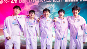 탈락 위기 몰린 ‘중국 최강’ BLG, PSG 꺾고 최종전行
