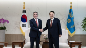 尹대통령, 美노스다코타 주지사 접견…한미동맹 발전 방안 논의
