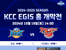 부산 KCC이지스 프로농구단, 19일 KT와 홈 개막전