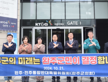 완주군의회, 지방시대위원회에  행정통합 반대 의사 표명