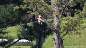 故이건희 회장 선영 찾은 이재용 회장 [쿠키포토]