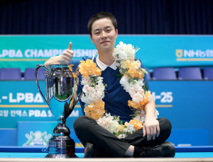 17세 김영원, 프로당구 PBA 최연소 우승 ‘신기록’