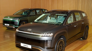 보트처럼 날렵한 대형 SUV ‘아이오닉 9’‚ 베일 벗다 [쿠키포토]