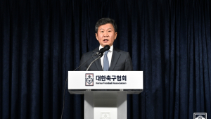 ‘자격 정지’ 처분받은 정몽규 축구협회장, 4선 도전