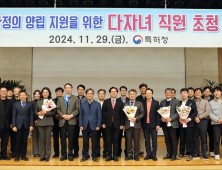 '당직 면제, 희망보직 부여, 특별휴가'… 특허청, 다자녀 직원 파격 지원