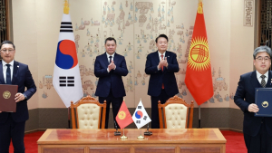 산림청 '한국-키르기스스탄 기후위기 대응 산림협력 양해각서' 체결