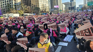 “임금인상·학교급식법 개정하라” 학교비정규직노조 총파업