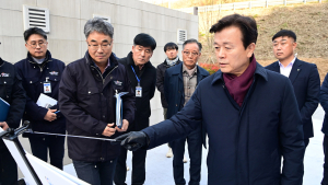 조규일 시장, '석갑산 편백림 산림공원 조성사업' 현장점검