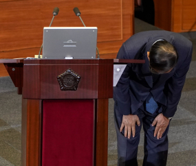 고개 숙여 사죄한 한덕수 “죄책감 느끼고 있다” [쿠키포토]